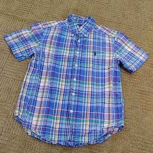 Ralph Lauren ss button down size 8 new/like new